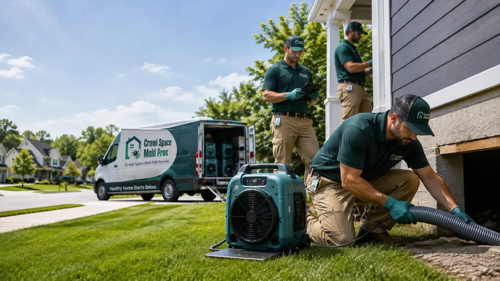 Crawl Space Mold Removal in Edison, CA